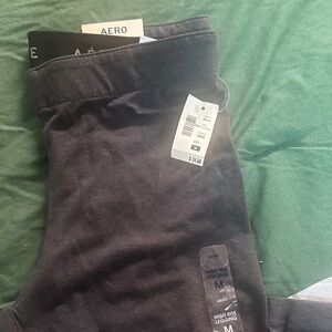Aeropostale Women's Gray High Rise Leggings